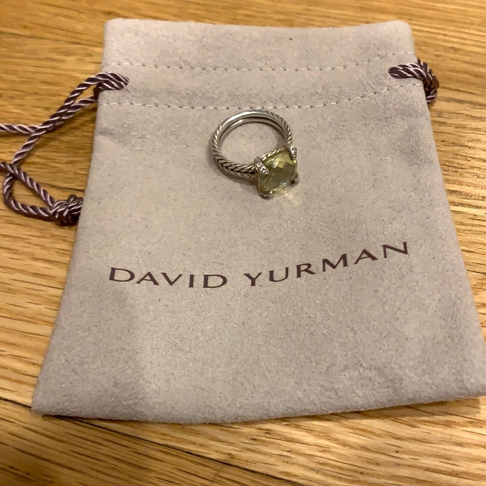 David Yurman Yellow and Silver Ring